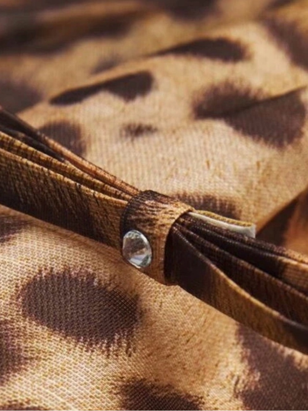 Zimmermann Size 3 Brown Leopard Print Dress - Picture 9 of 14